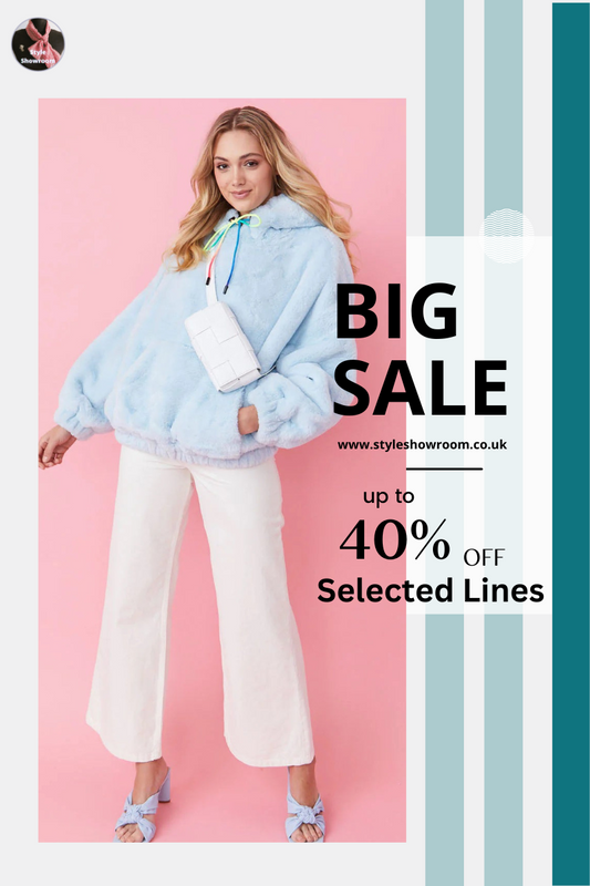 Big Sale up to 40% Off Selected Lines.