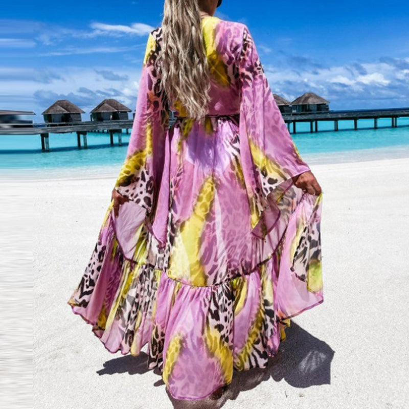 Ladies Chiffon Bohemian Beach Dress
