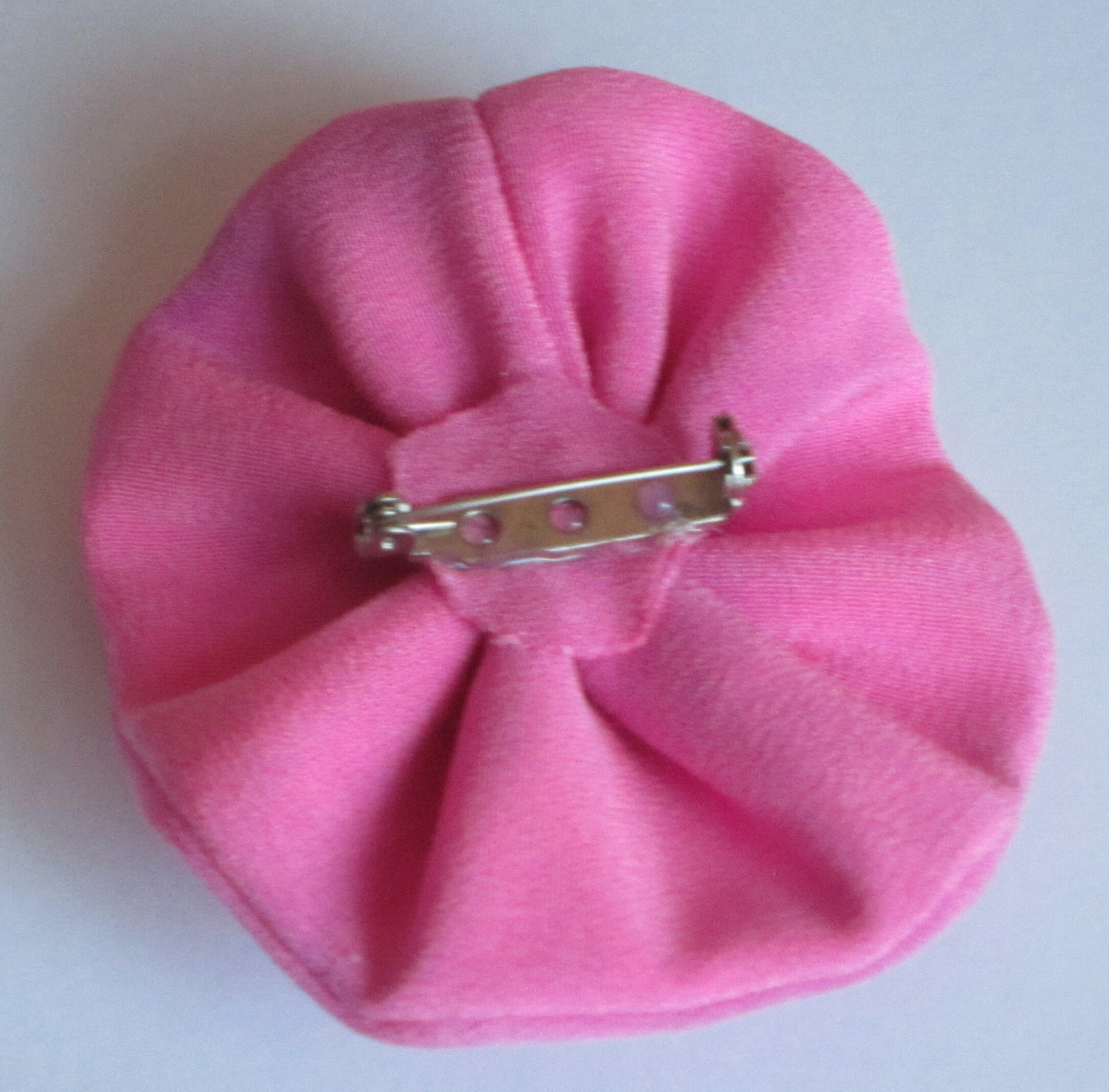 Ladies Hot Pink Corsage With Faux Pearl And Diamante Centre