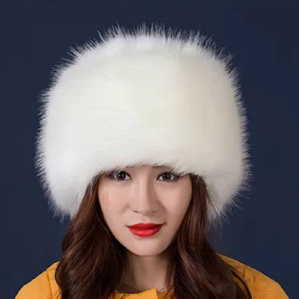 Ladies Classic Style Faux Fur Hat for Weddings and Evening Wear