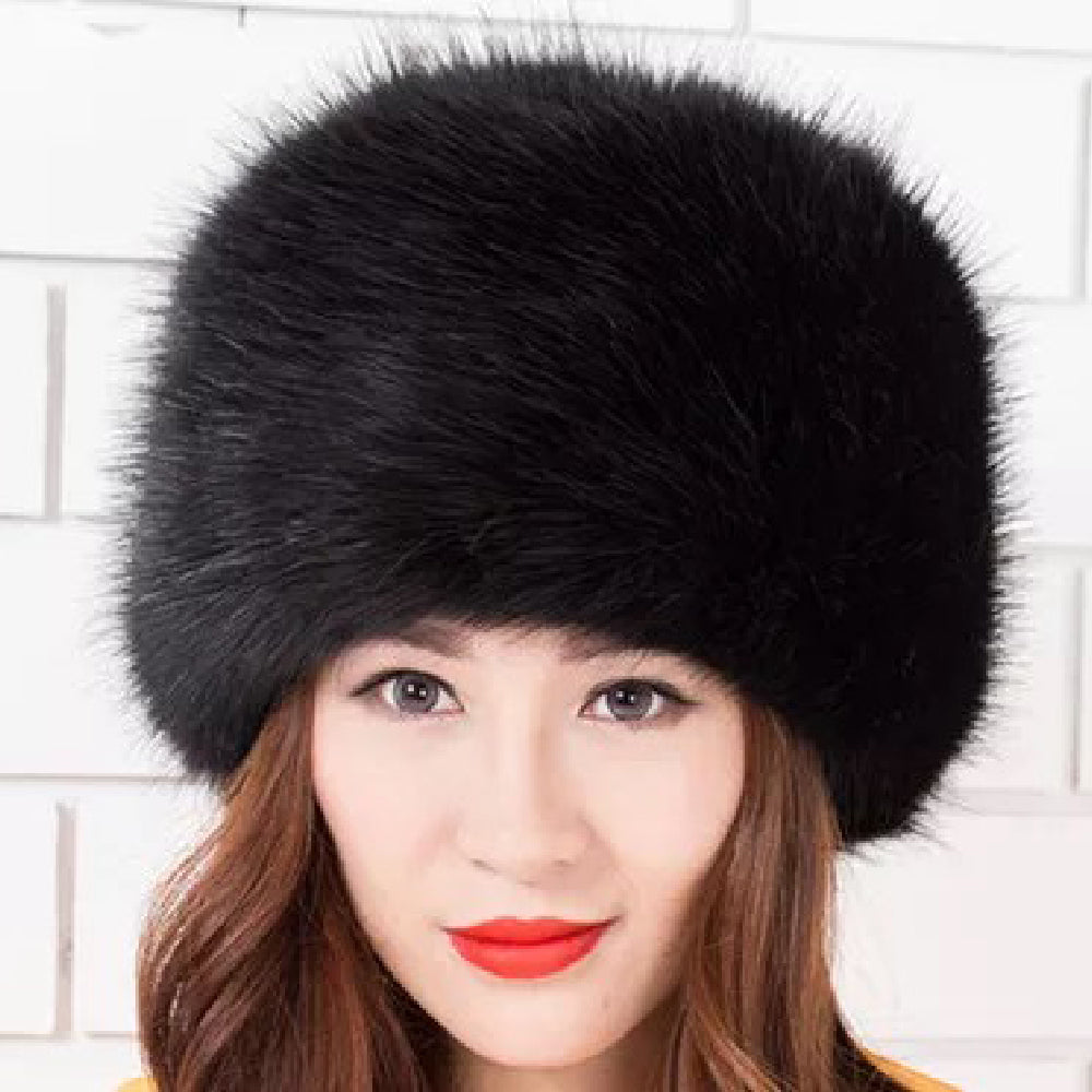 Ladies Classic Style Faux Fur Hat for Weddings and Evening Wear