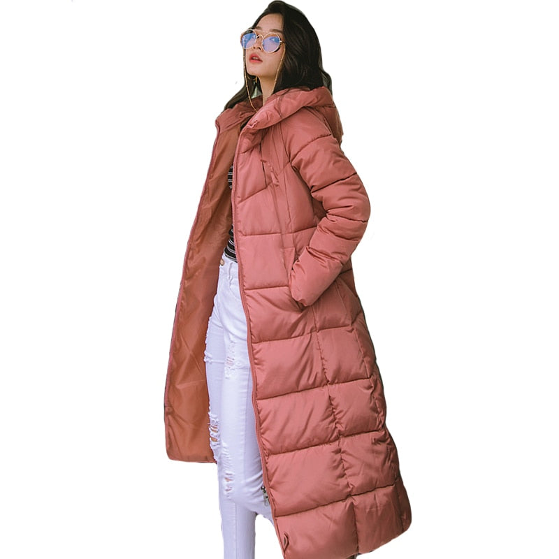 Womens Long Padded High Quality Winter Coat