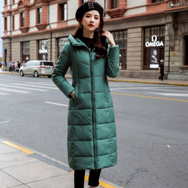 Womens Long Padded High Quality Winter Coat